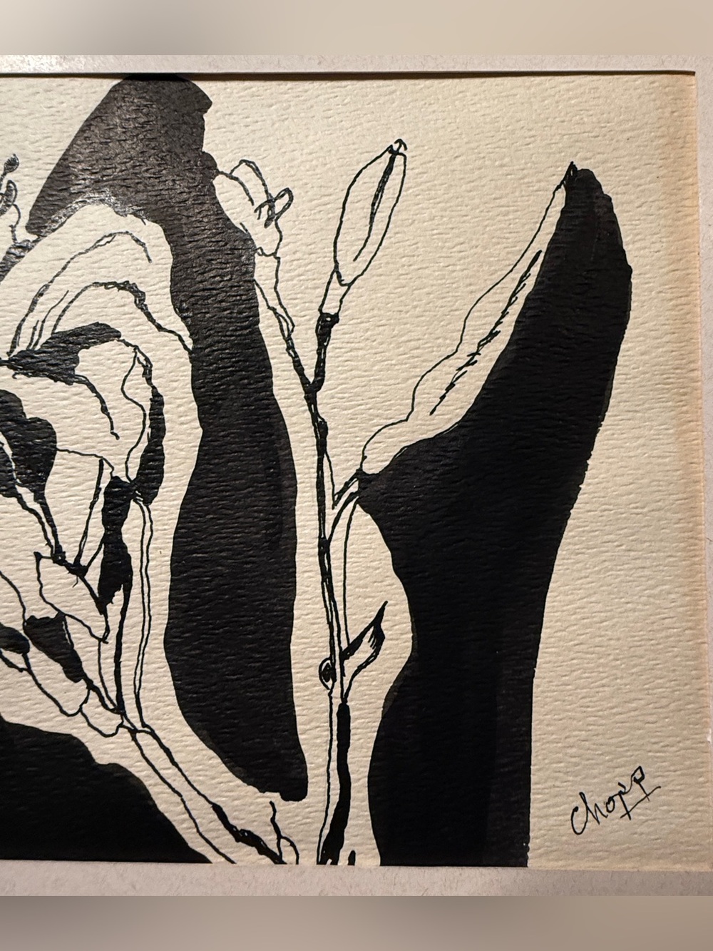 Pen and Ink Drawing MCM - Picture 3 of 5